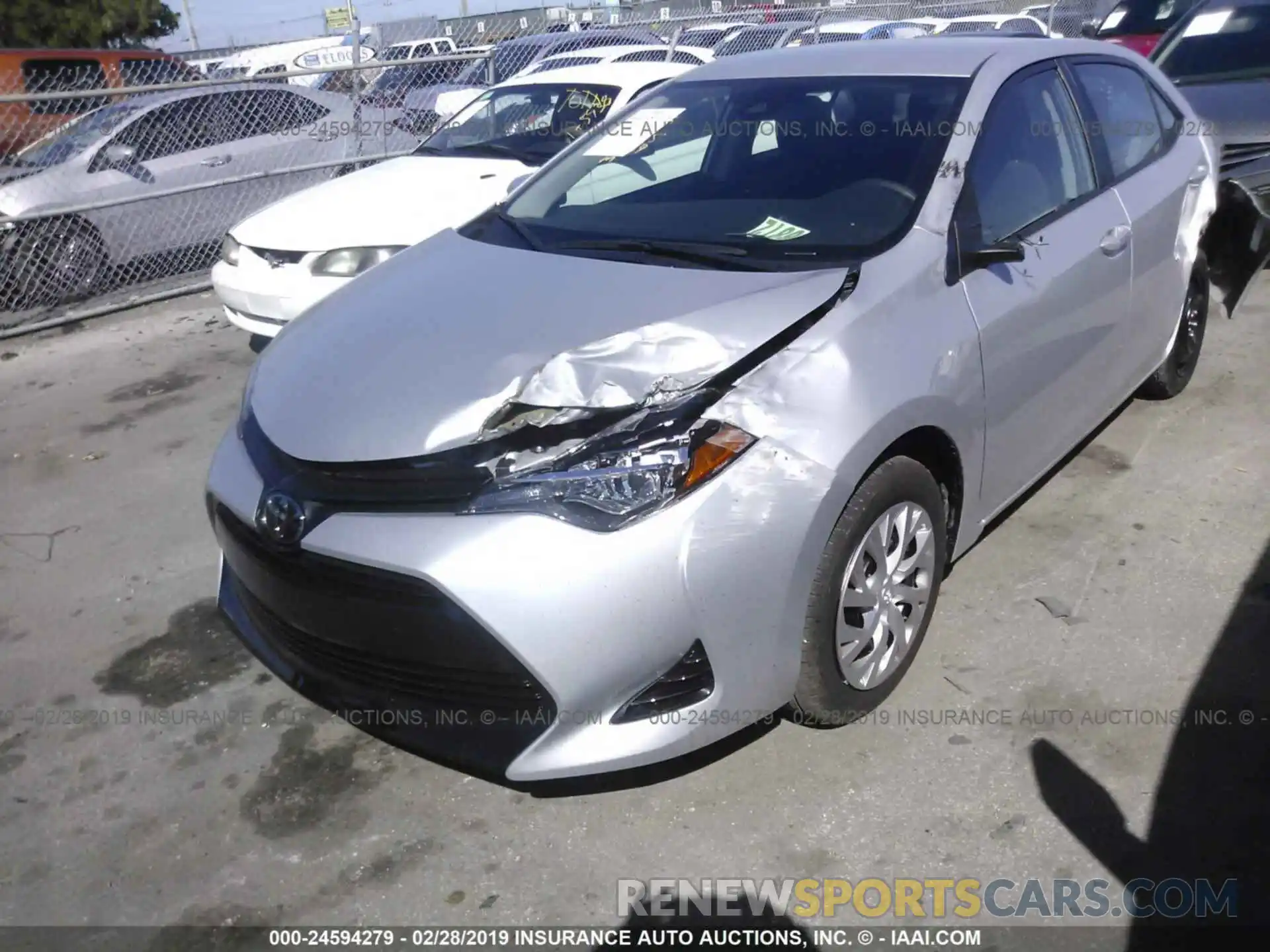 6 Photograph of a damaged car 5YFBURHE9KP868623 TOYOTA COROLLA 2019