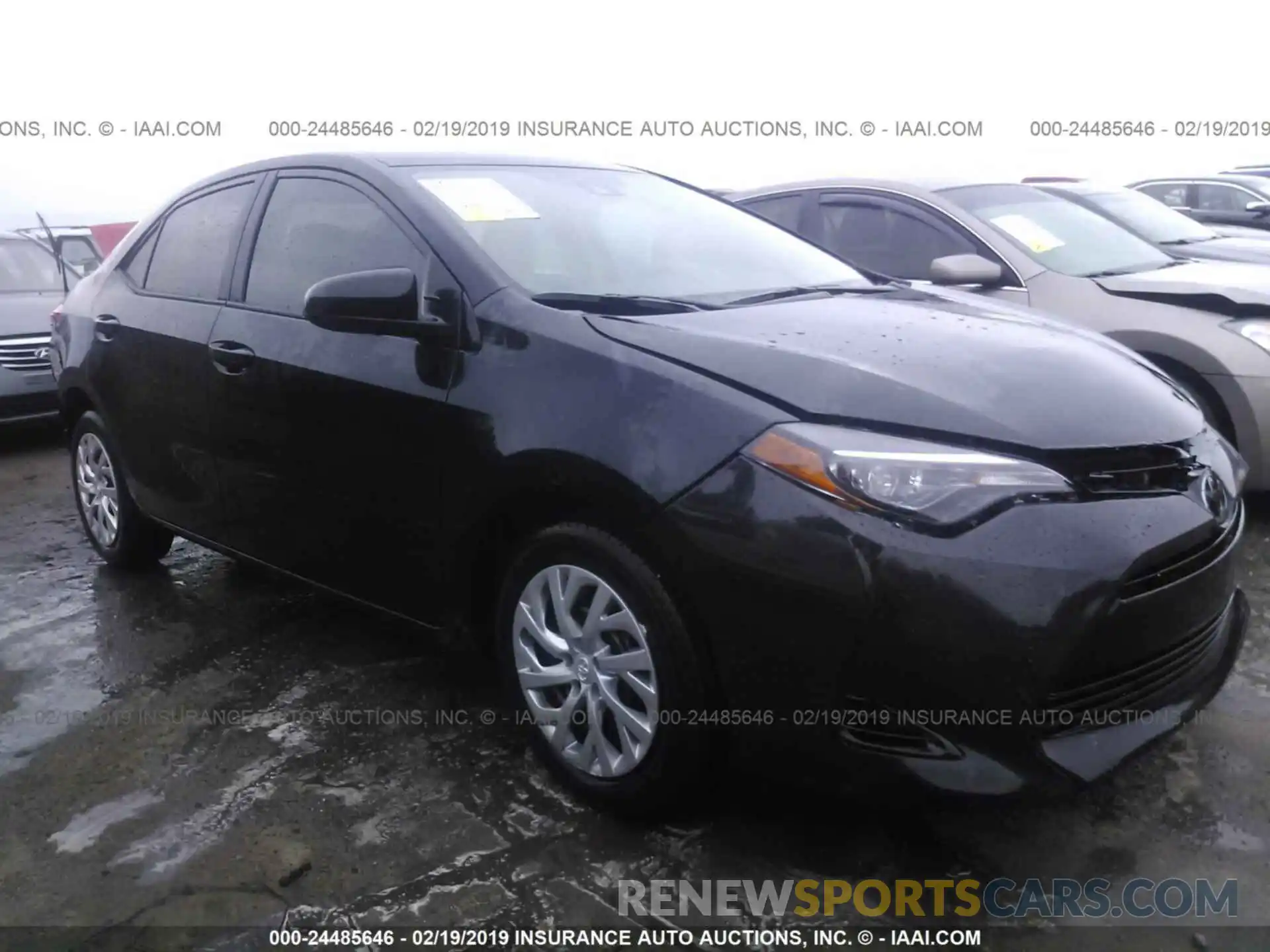 1 Photograph of a damaged car 5YFBURHE9KP869223 TOYOTA COROLLA 2019