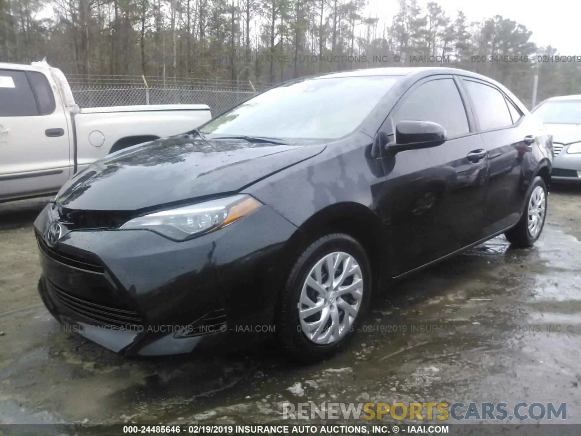 2 Photograph of a damaged car 5YFBURHE9KP869223 TOYOTA COROLLA 2019