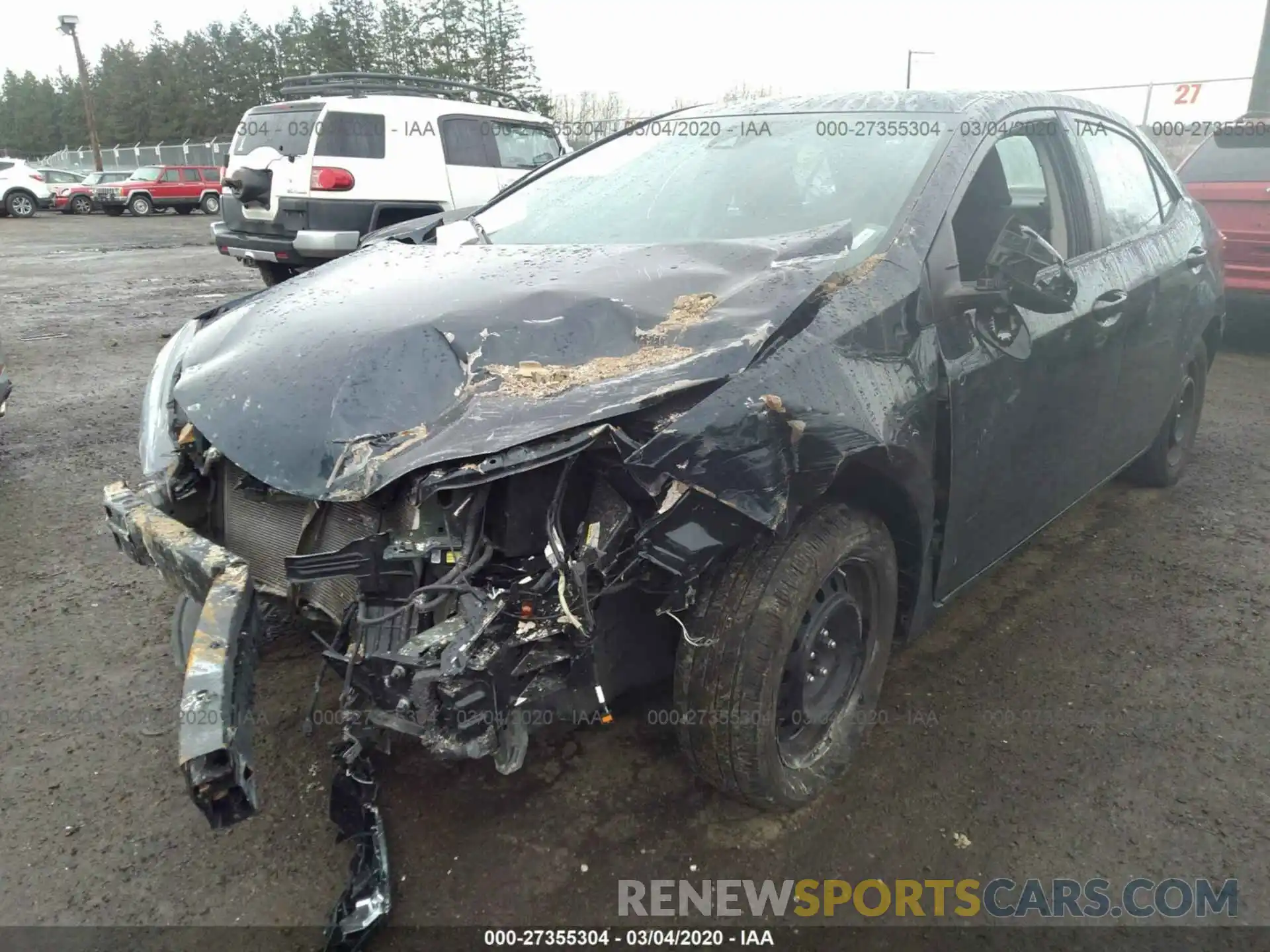 6 Photograph of a damaged car 5YFBURHE9KP869352 TOYOTA COROLLA 2019