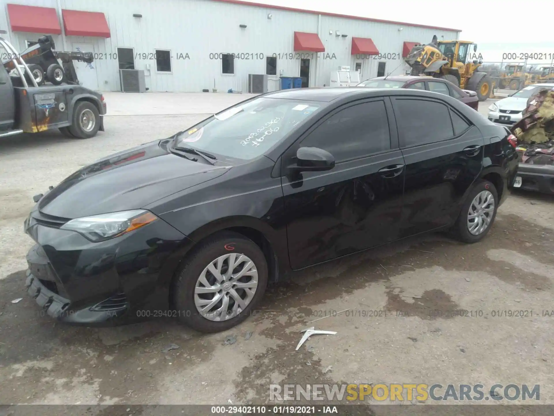 2 Photograph of a damaged car 5YFBURHE9KP869447 TOYOTA COROLLA 2019