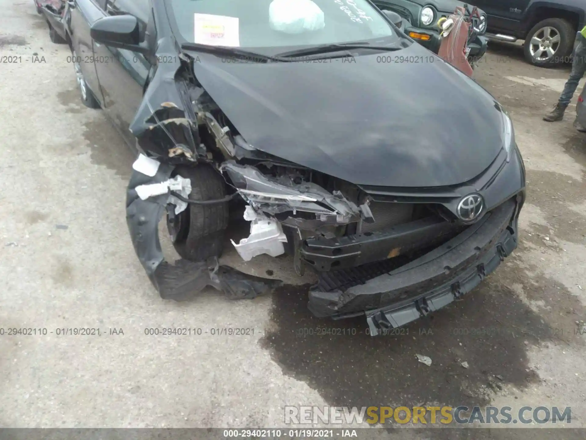 6 Photograph of a damaged car 5YFBURHE9KP869447 TOYOTA COROLLA 2019