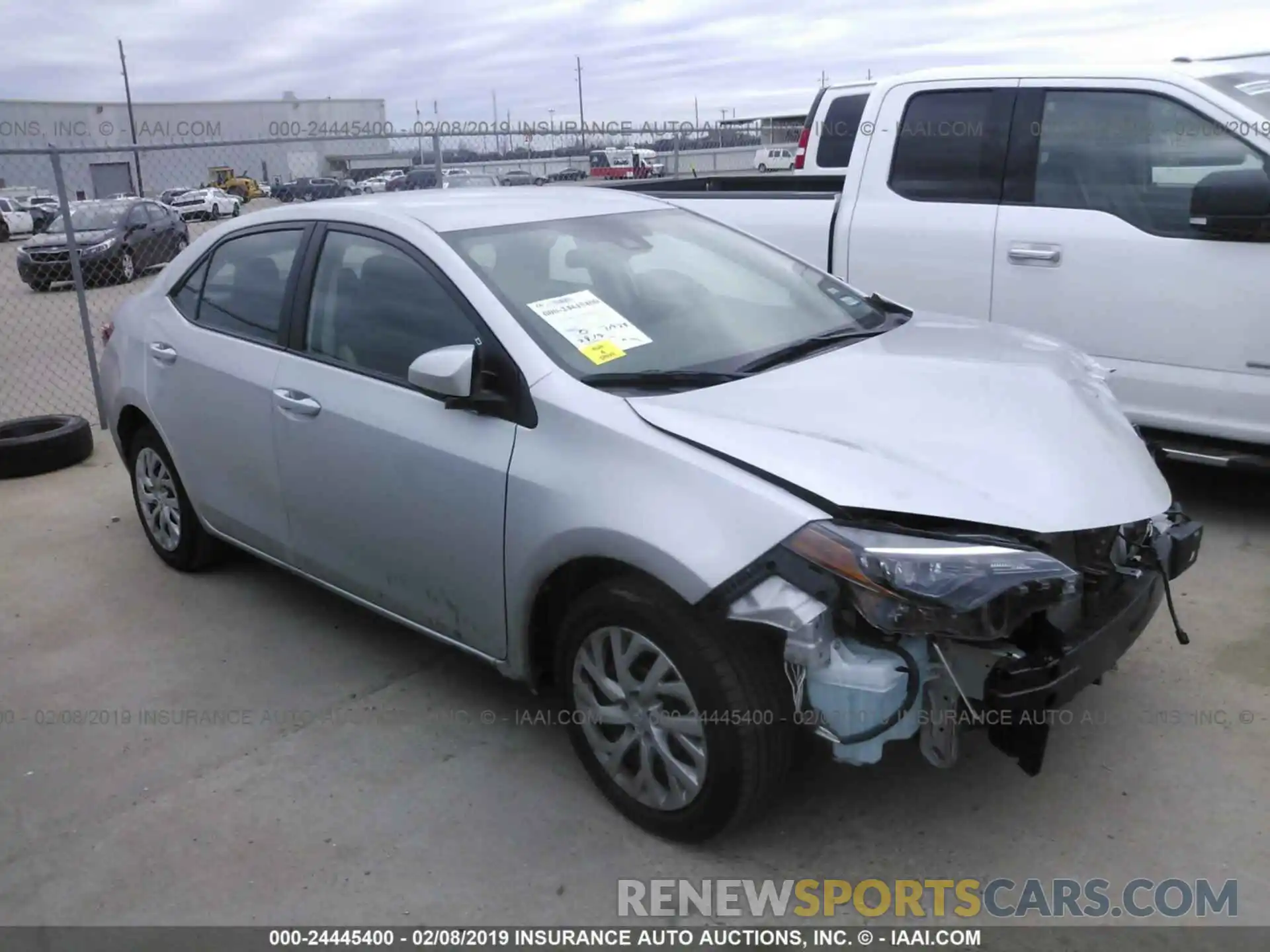 1 Photograph of a damaged car 5YFBURHE9KP870467 TOYOTA COROLLA 2019