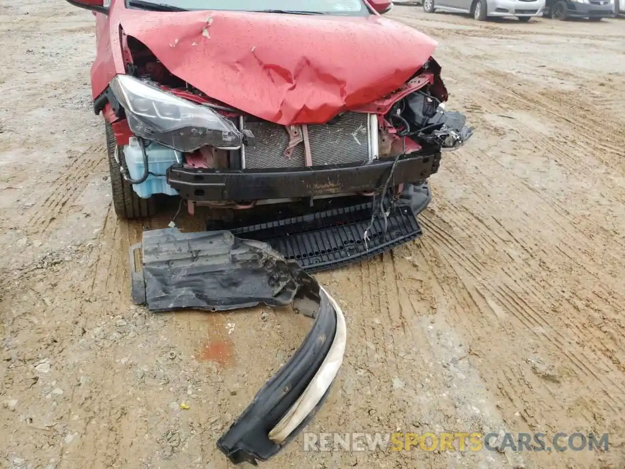 9 Photograph of a damaged car 5YFBURHE9KP870629 TOYOTA COROLLA 2019