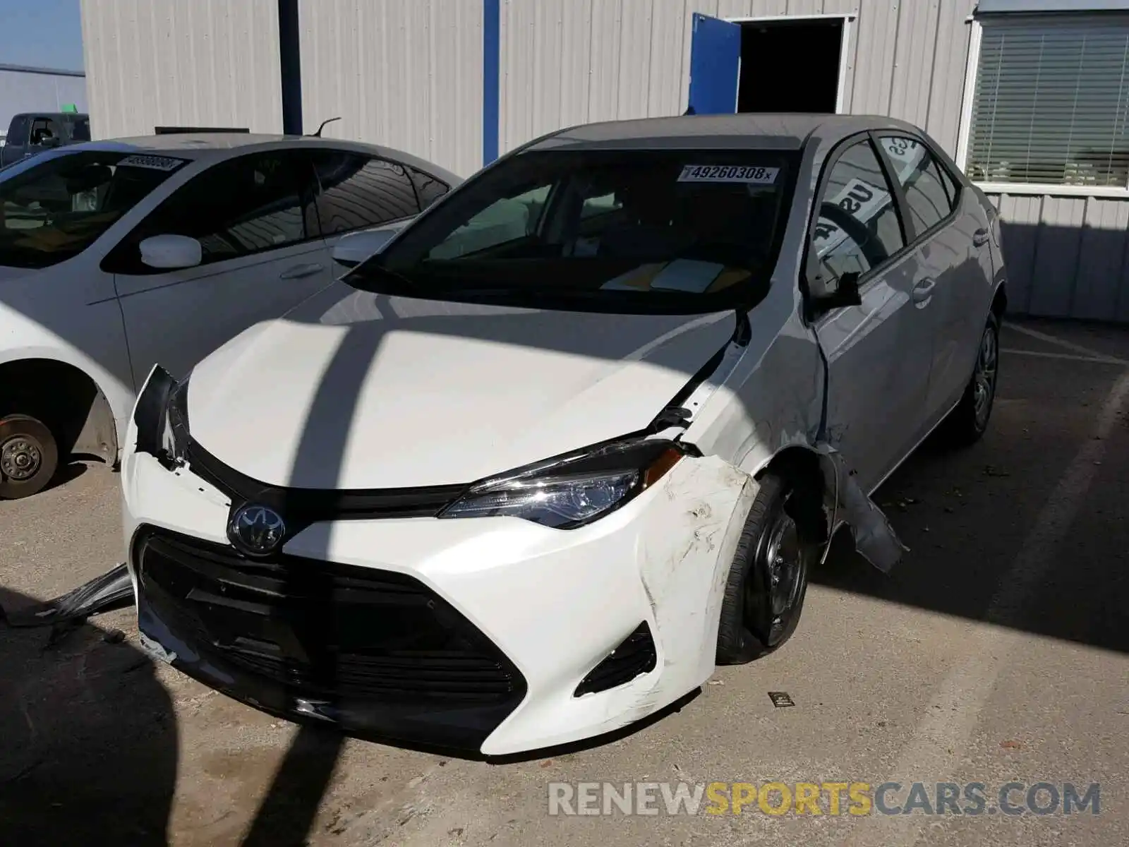 2 Photograph of a damaged car 5YFBURHE9KP870940 TOYOTA COROLLA 2019