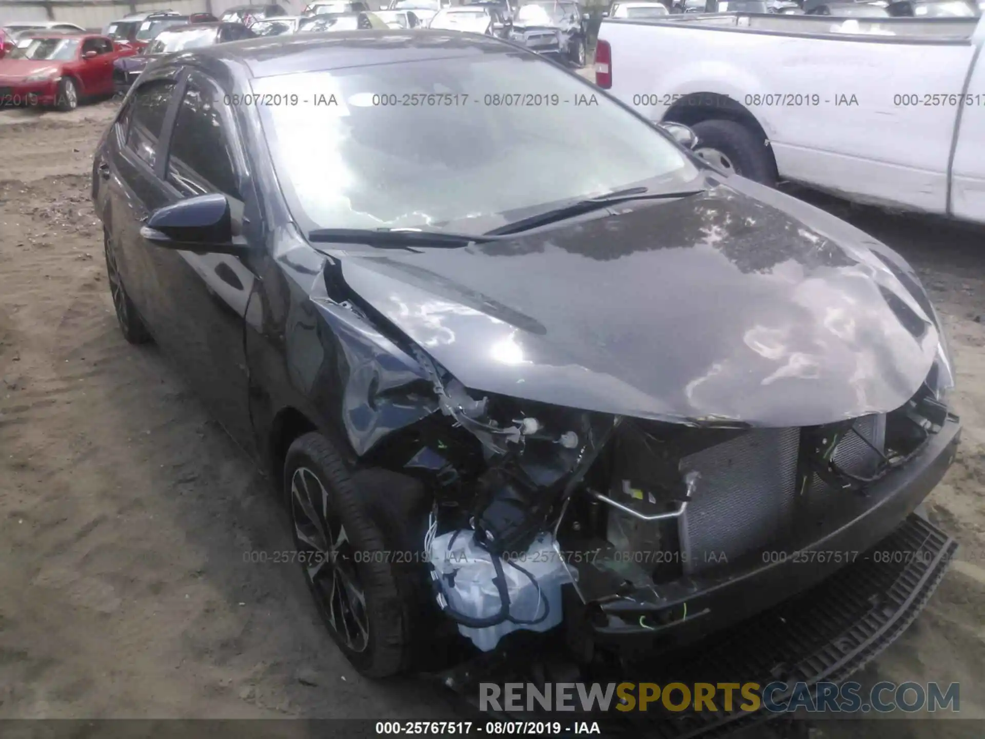 1 Photograph of a damaged car 5YFBURHE9KP871330 TOYOTA COROLLA 2019