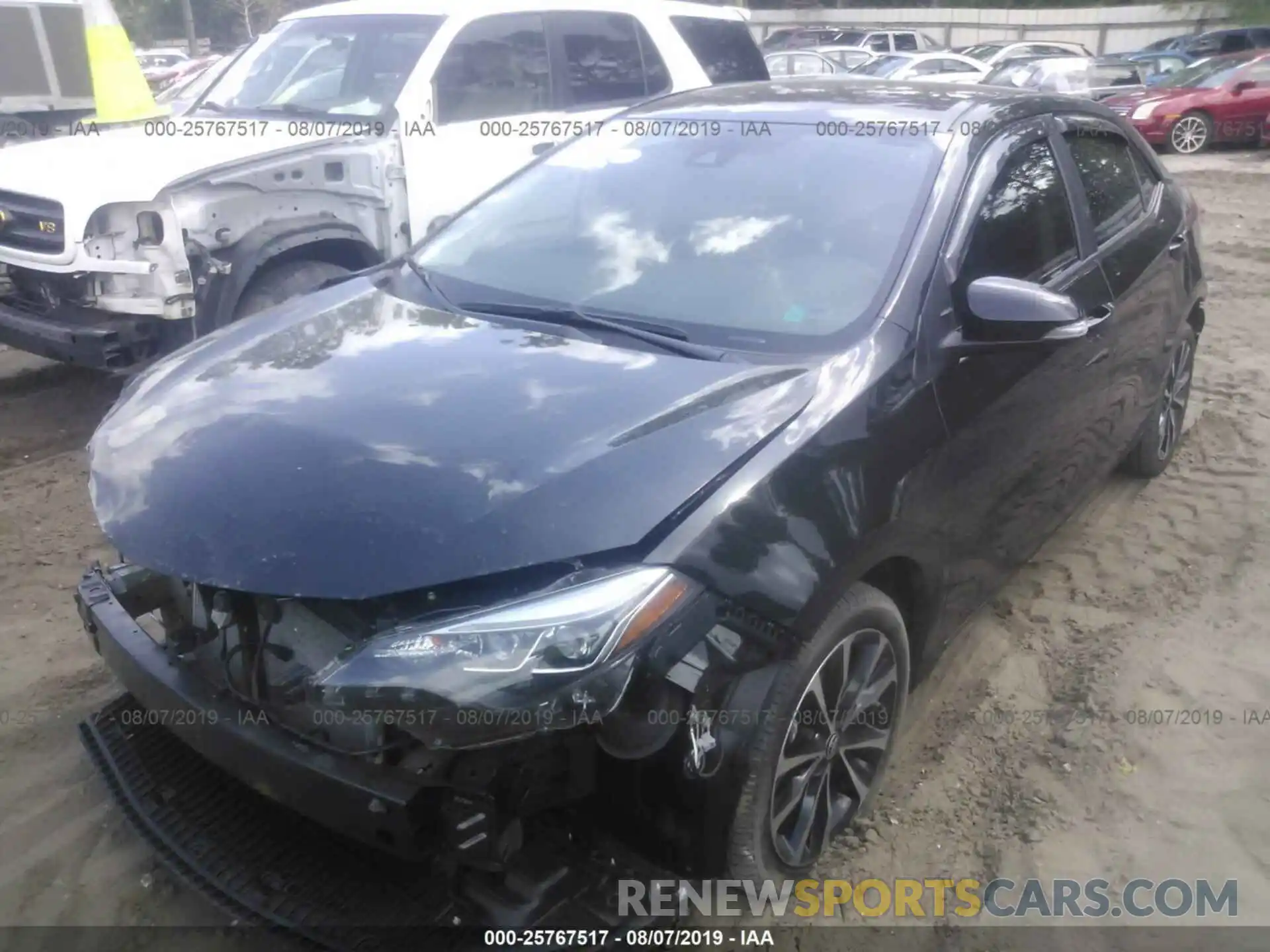 2 Photograph of a damaged car 5YFBURHE9KP871330 TOYOTA COROLLA 2019