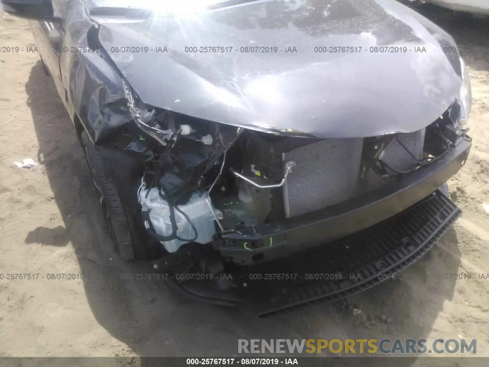 6 Photograph of a damaged car 5YFBURHE9KP871330 TOYOTA COROLLA 2019