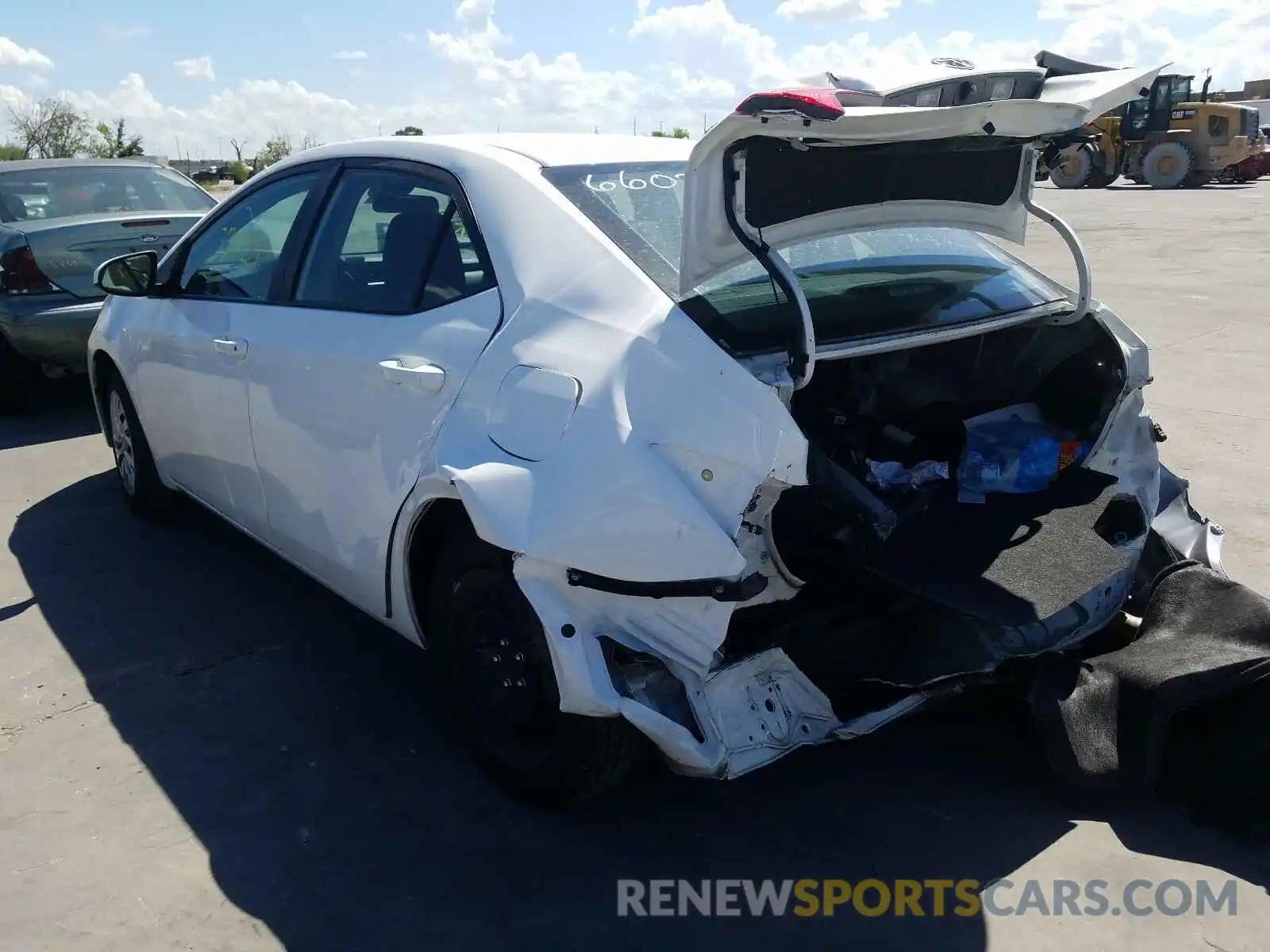 3 Photograph of a damaged car 5YFBURHE9KP871554 TOYOTA COROLLA 2019
