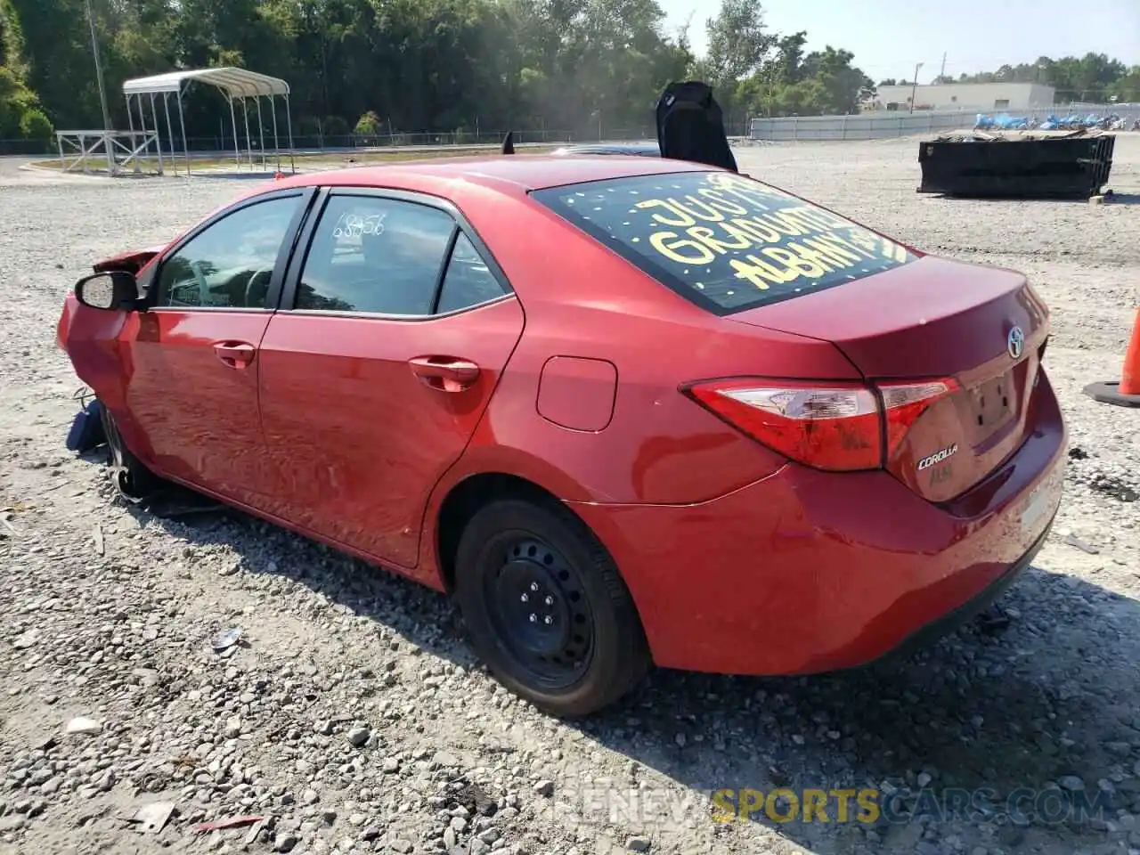 3 Photograph of a damaged car 5YFBURHE9KP871764 TOYOTA COROLLA 2019