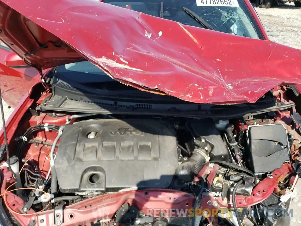 7 Photograph of a damaged car 5YFBURHE9KP871764 TOYOTA COROLLA 2019