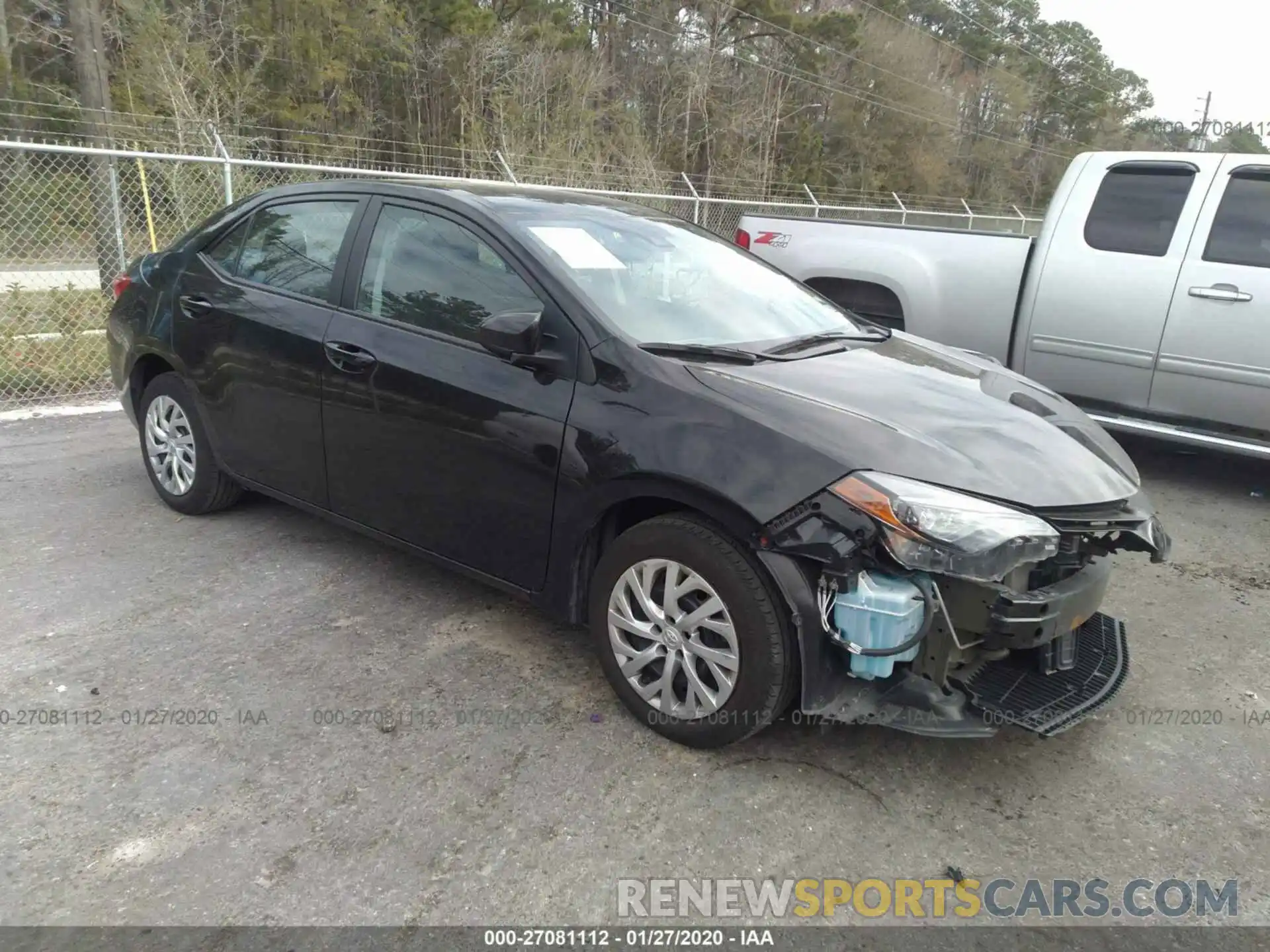 1 Photograph of a damaged car 5YFBURHE9KP871781 TOYOTA COROLLA 2019