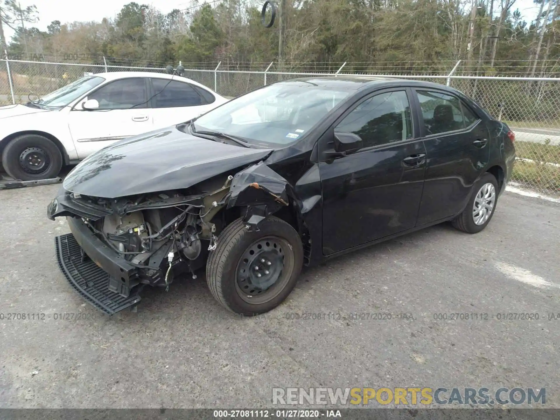 2 Photograph of a damaged car 5YFBURHE9KP871781 TOYOTA COROLLA 2019