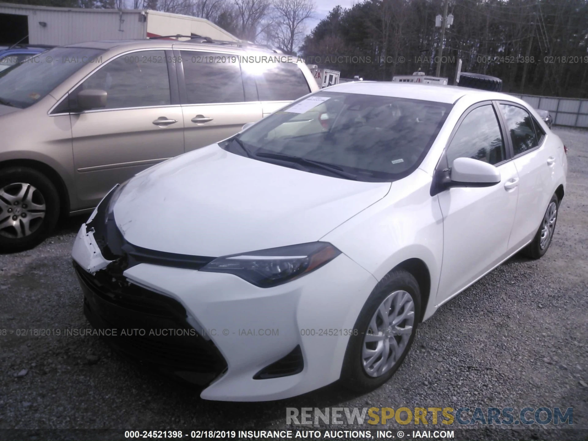 2 Photograph of a damaged car 5YFBURHE9KP871800 TOYOTA COROLLA 2019