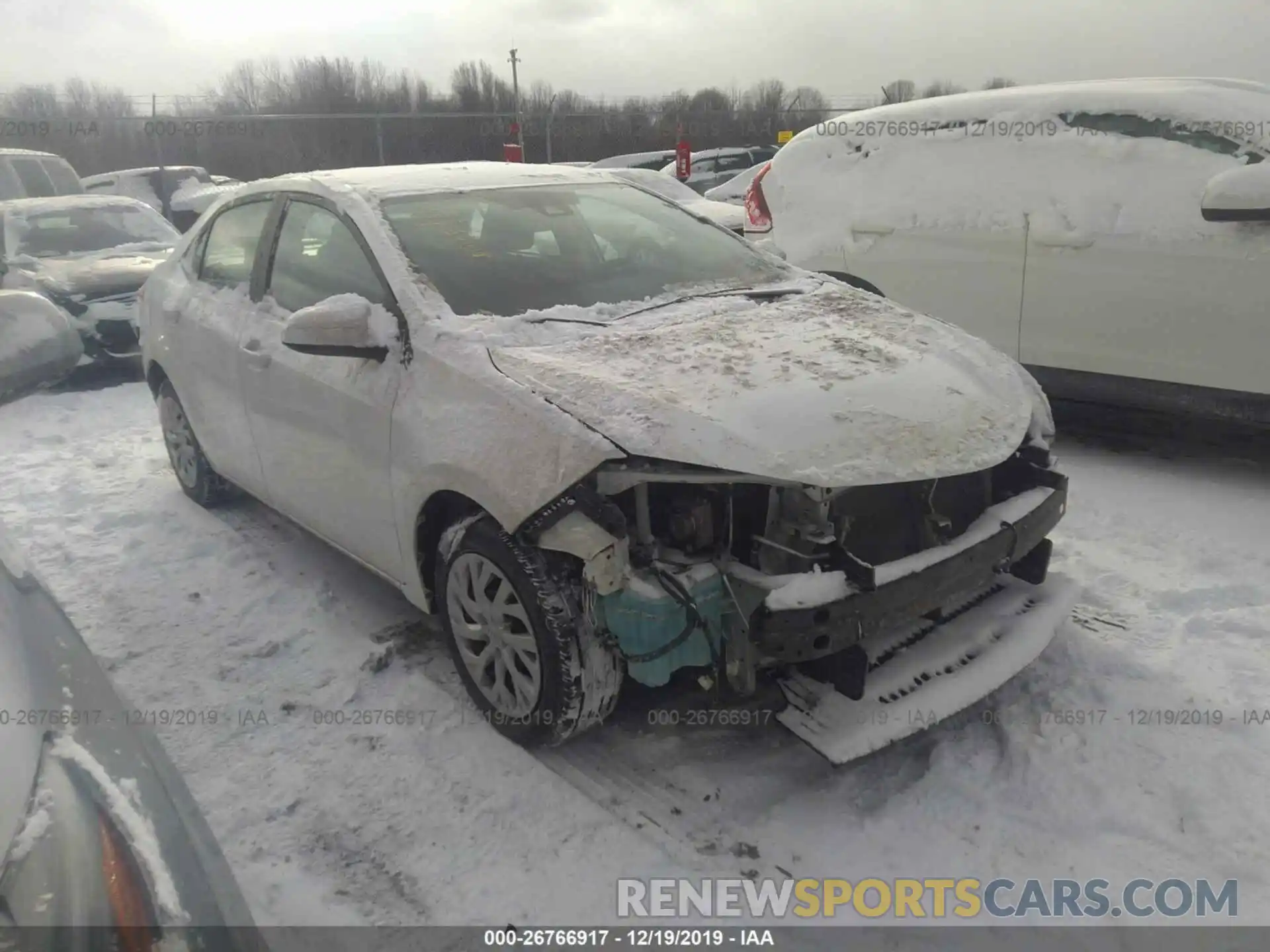 1 Photograph of a damaged car 5YFBURHE9KP871828 TOYOTA COROLLA 2019