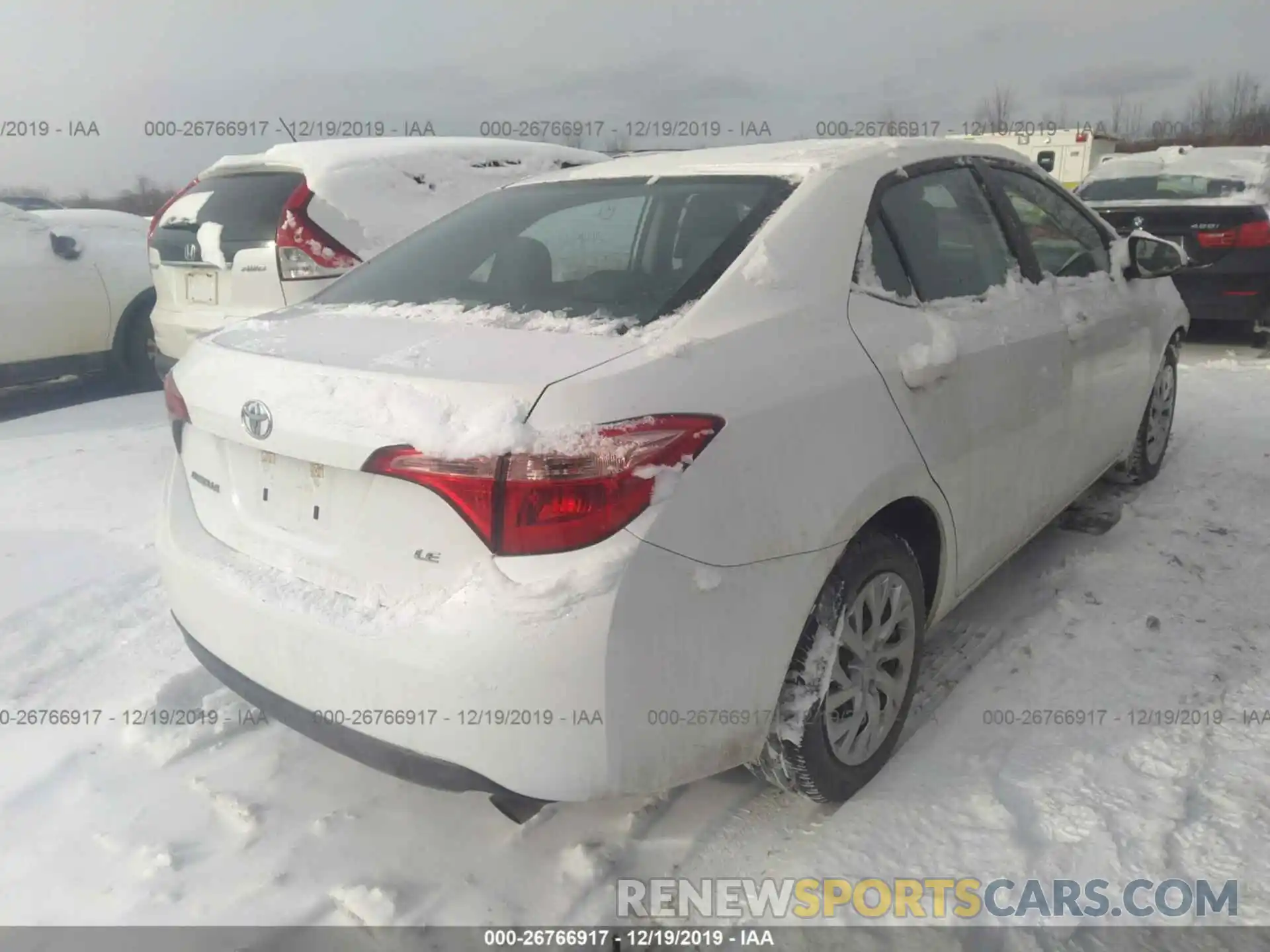 4 Photograph of a damaged car 5YFBURHE9KP871828 TOYOTA COROLLA 2019