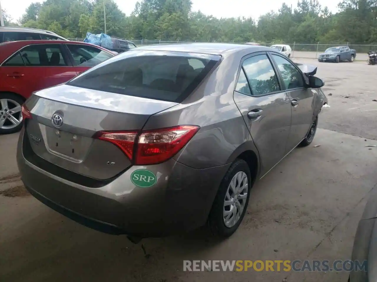 4 Фотография поврежденного автомобиля 5YFBURHE9KP871862 TOYOTA COROLLA 2019