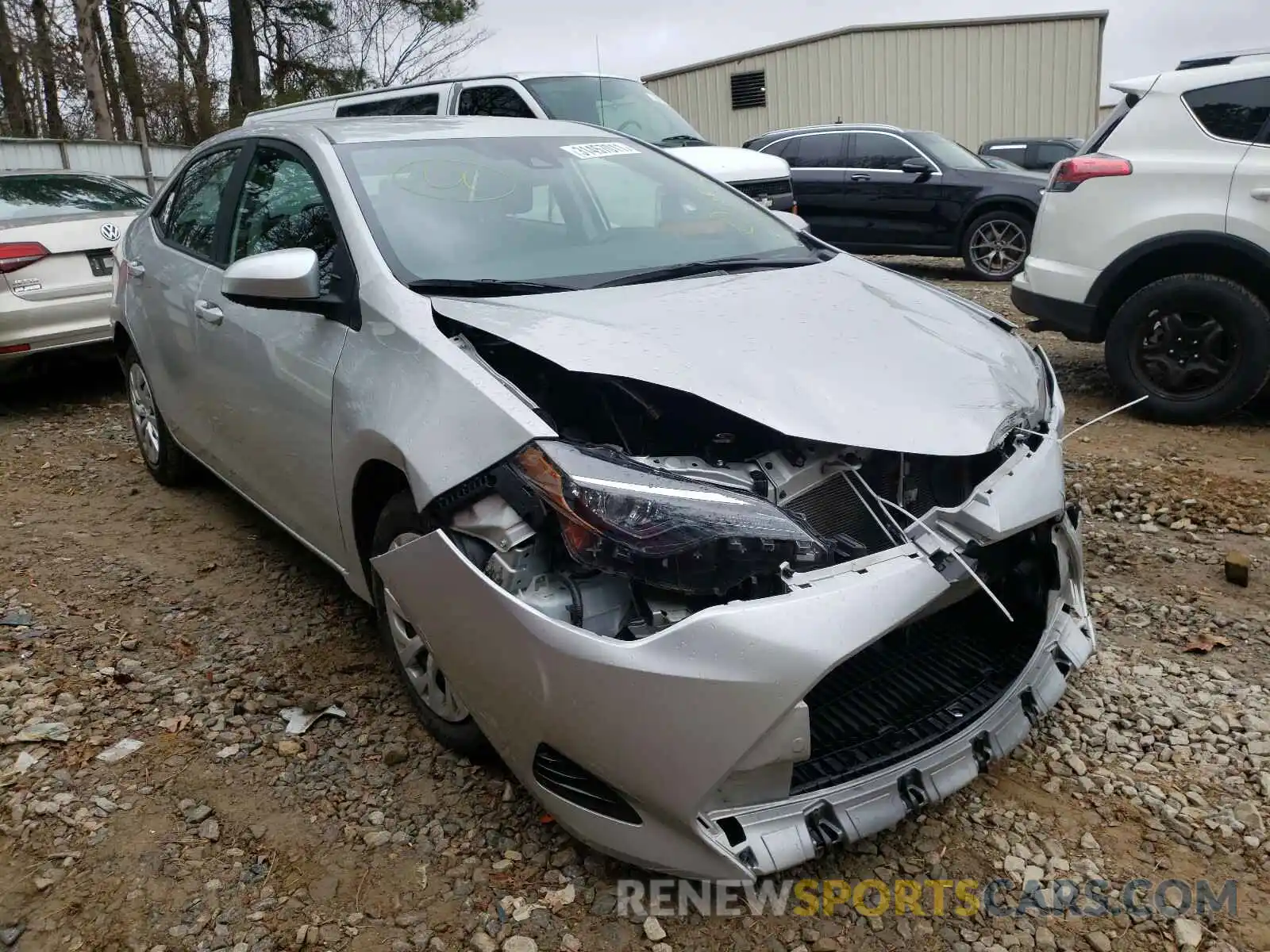 1 Photograph of a damaged car 5YFBURHE9KP872168 TOYOTA COROLLA 2019