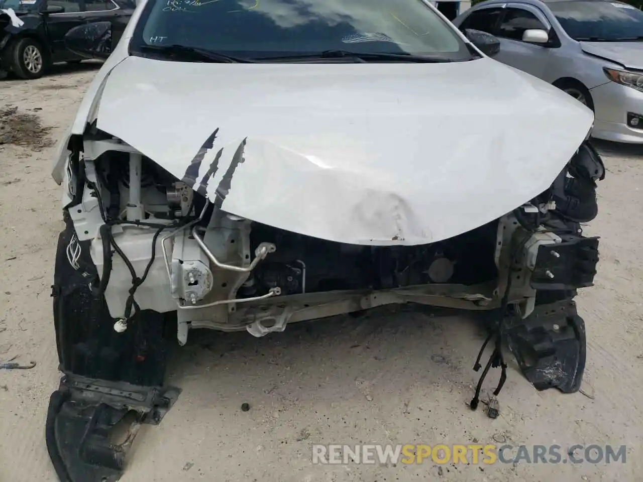 9 Photograph of a damaged car 5YFBURHE9KP872302 TOYOTA COROLLA 2019