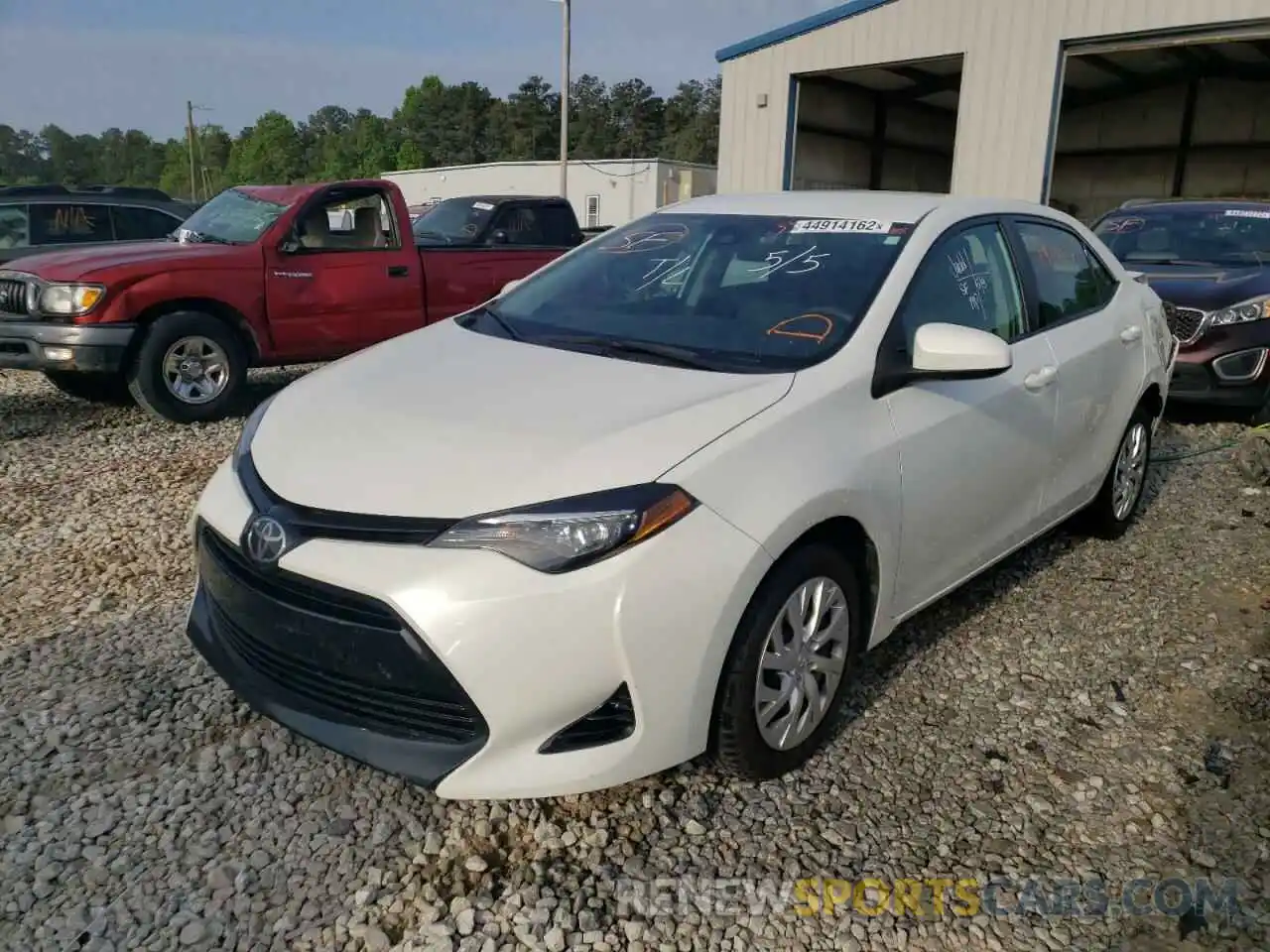 2 Photograph of a damaged car 5YFBURHE9KP872543 TOYOTA COROLLA 2019