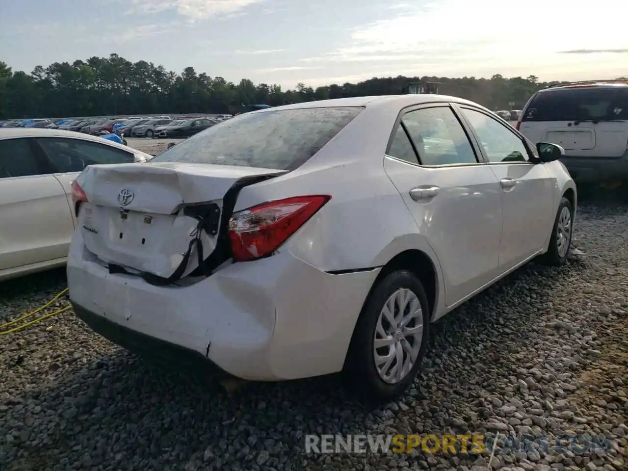 4 Photograph of a damaged car 5YFBURHE9KP872543 TOYOTA COROLLA 2019