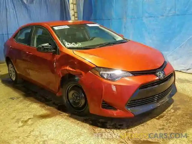 1 Photograph of a damaged car 5YFBURHE9KP872655 TOYOTA COROLLA 2019