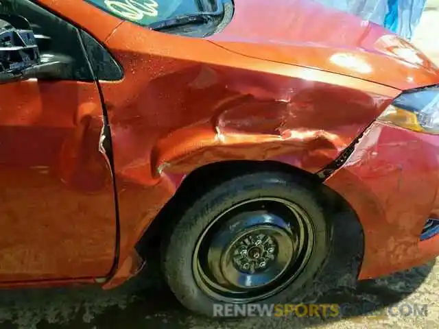 9 Photograph of a damaged car 5YFBURHE9KP872655 TOYOTA COROLLA 2019