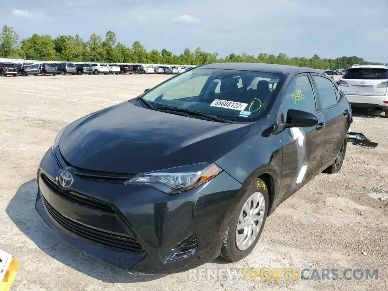 2 Photograph of a damaged car 5YFBURHE9KP872901 TOYOTA COROLLA 2019