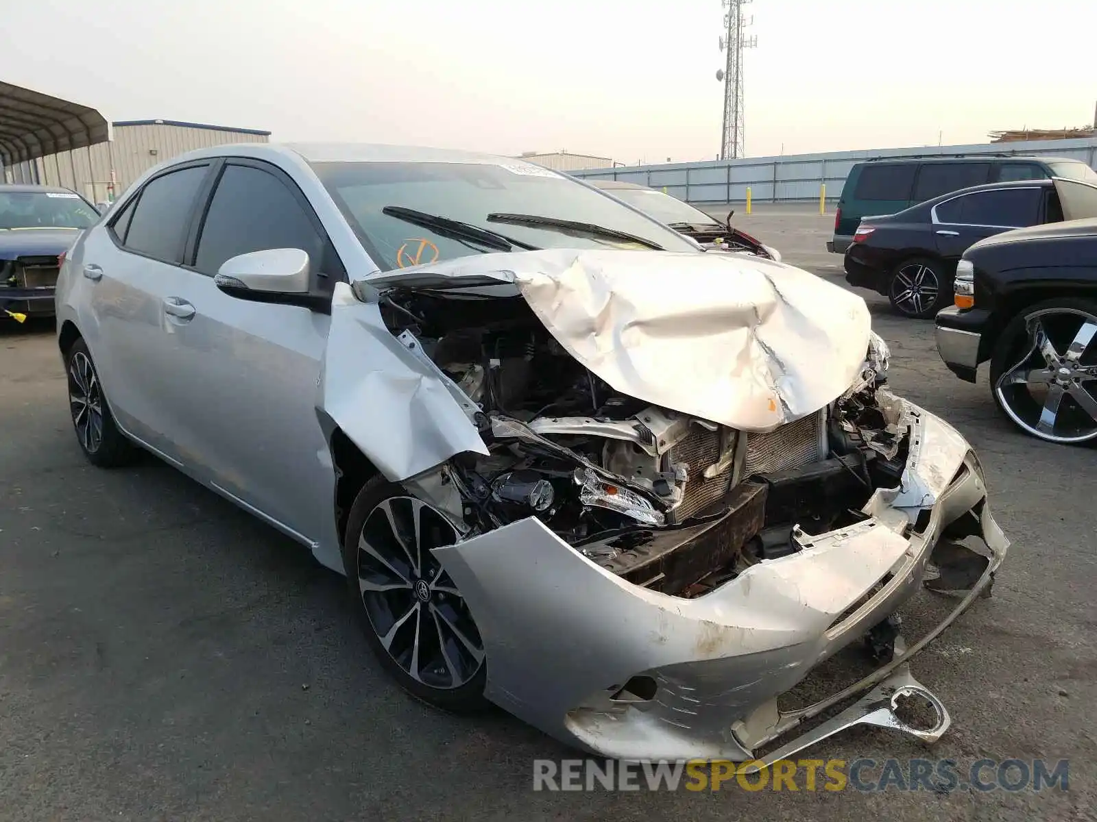 1 Photograph of a damaged car 5YFBURHE9KP873031 TOYOTA COROLLA 2019