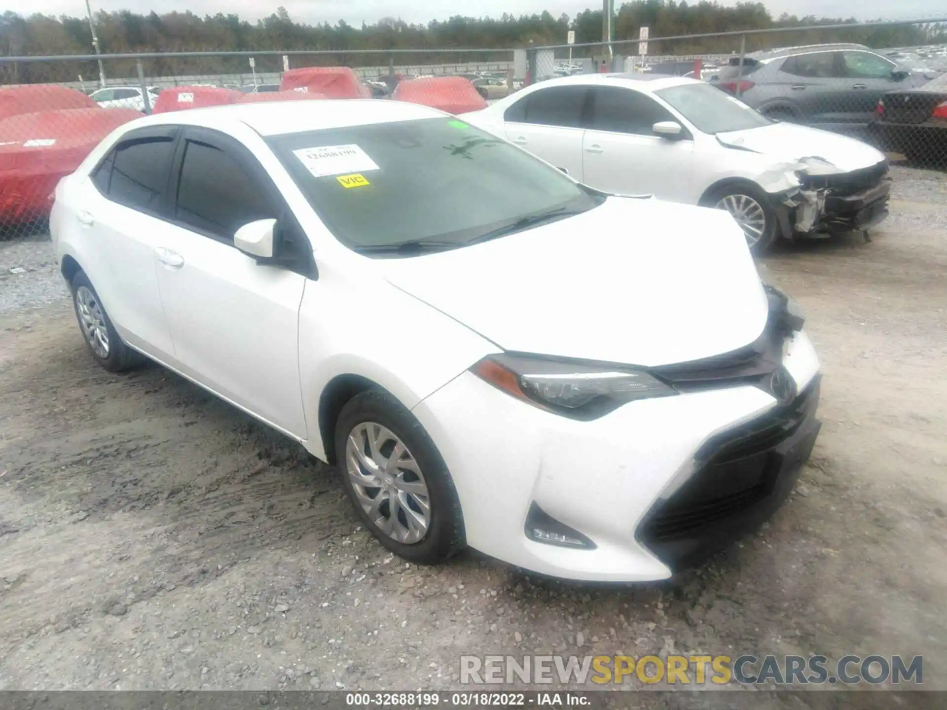 1 Photograph of a damaged car 5YFBURHE9KP873093 TOYOTA COROLLA 2019