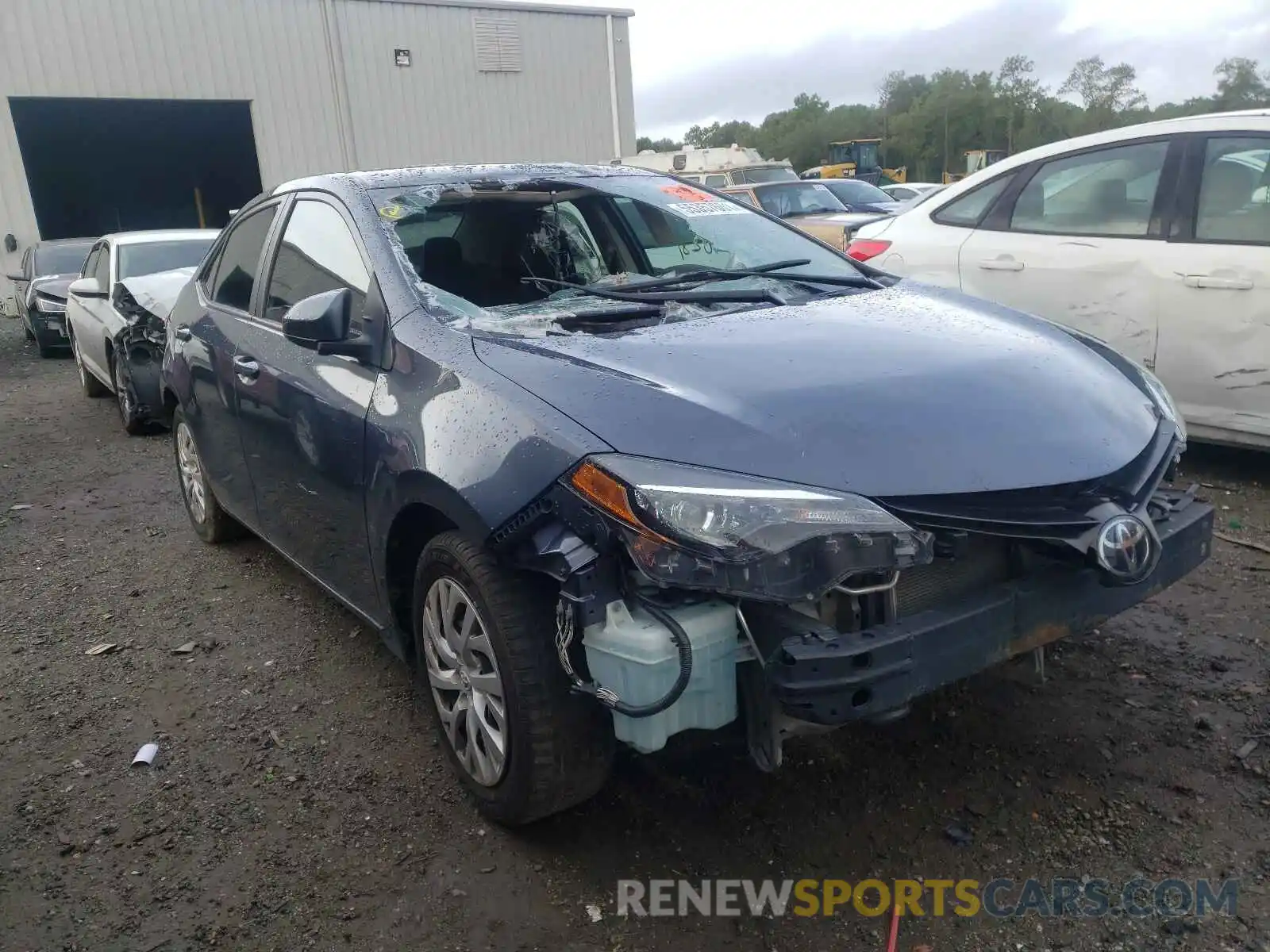 1 Photograph of a damaged car 5YFBURHE9KP873286 TOYOTA COROLLA 2019