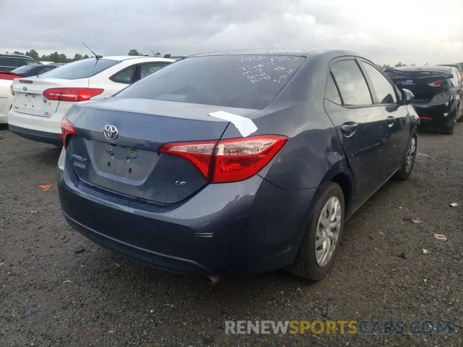 4 Photograph of a damaged car 5YFBURHE9KP873286 TOYOTA COROLLA 2019