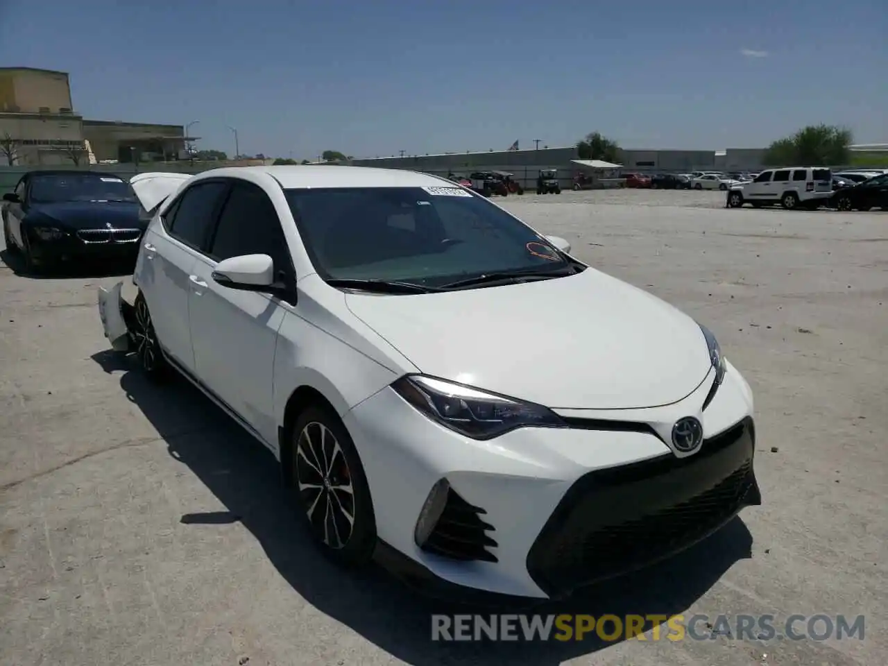 1 Photograph of a damaged car 5YFBURHE9KP873336 TOYOTA COROLLA 2019