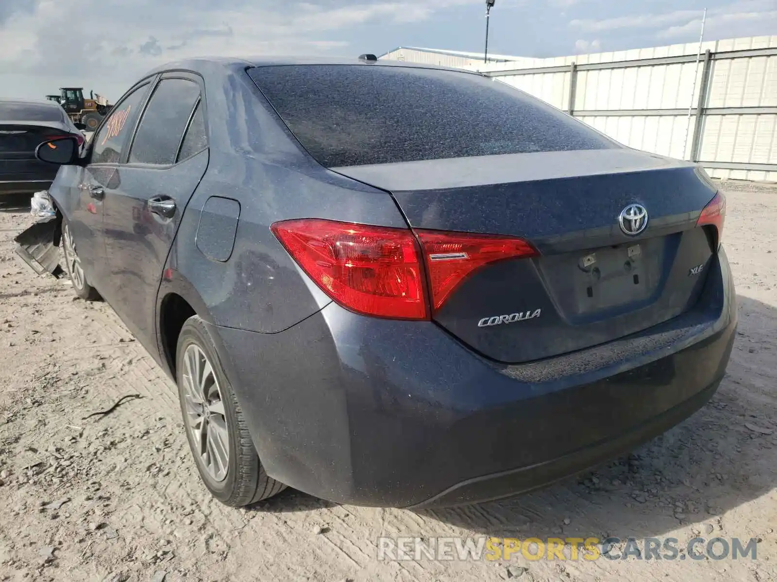 3 Photograph of a damaged car 5YFBURHE9KP873627 TOYOTA COROLLA 2019