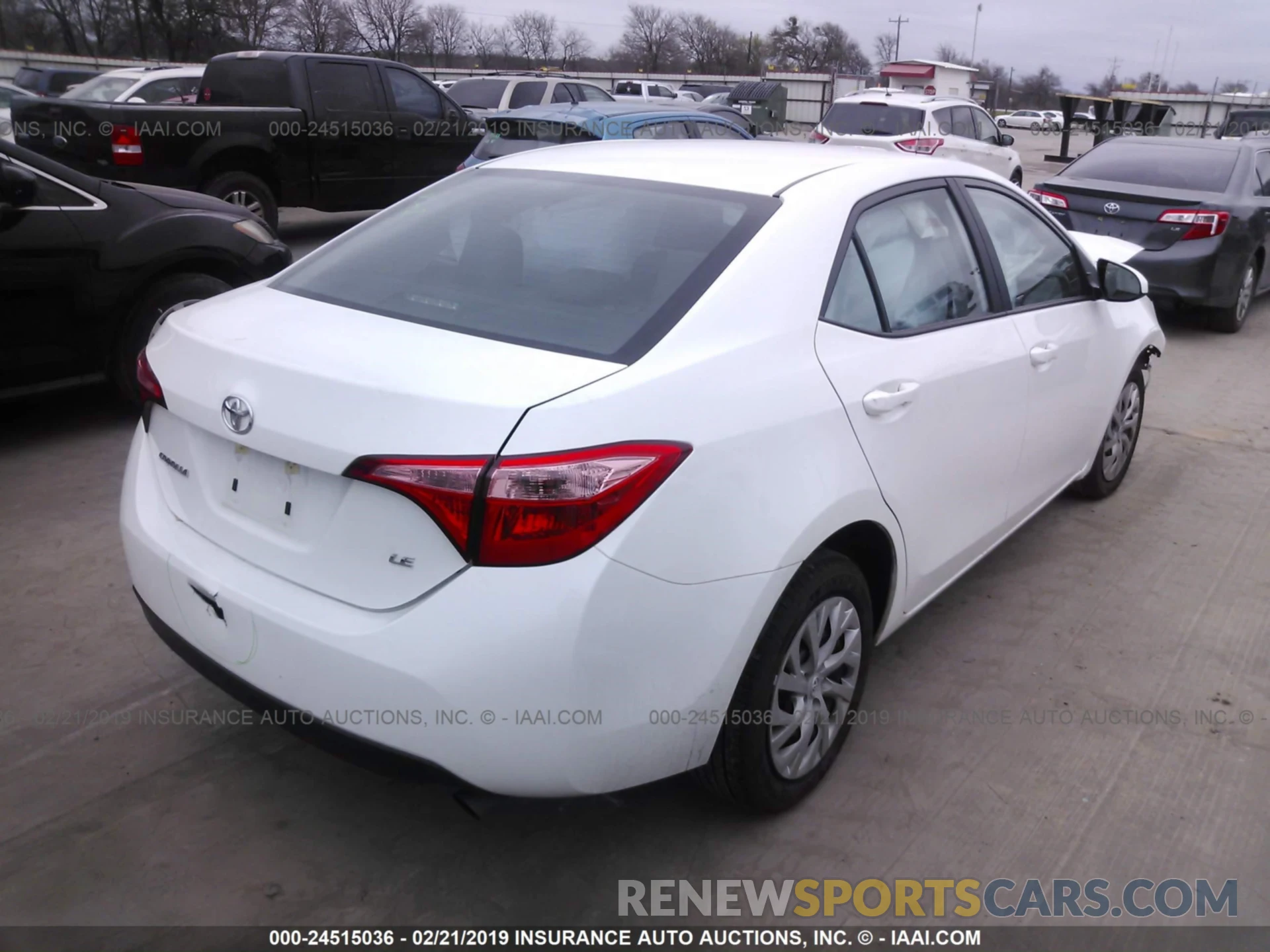 4 Photograph of a damaged car 5YFBURHE9KP873739 TOYOTA COROLLA 2019