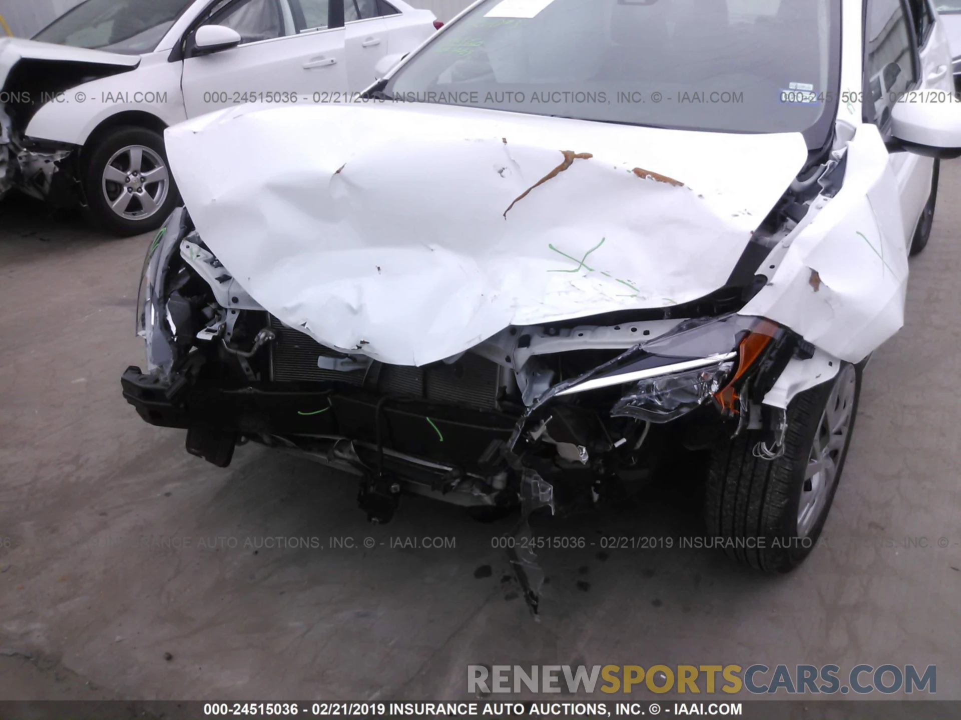 6 Photograph of a damaged car 5YFBURHE9KP873739 TOYOTA COROLLA 2019