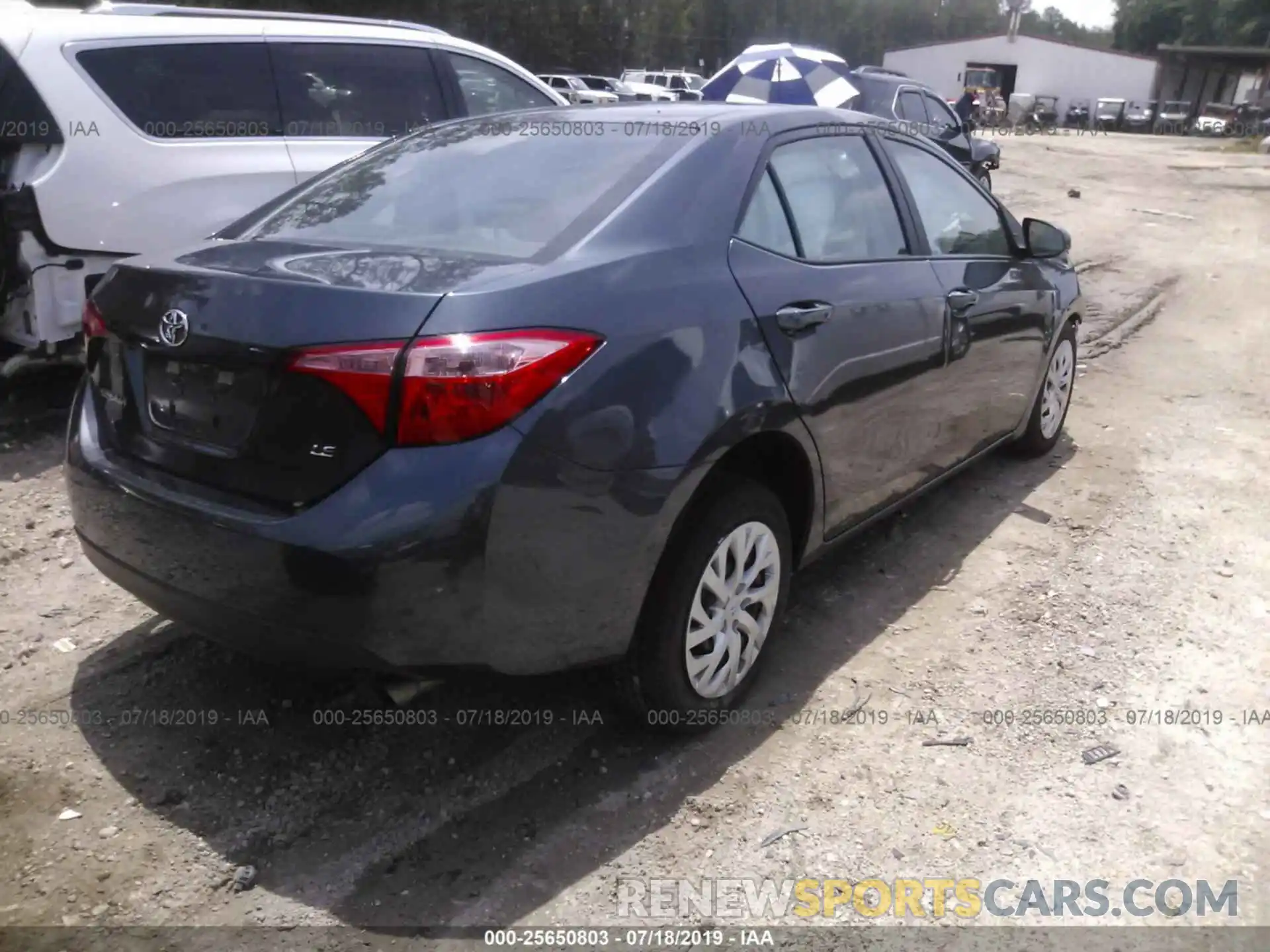 4 Photograph of a damaged car 5YFBURHE9KP873854 TOYOTA COROLLA 2019