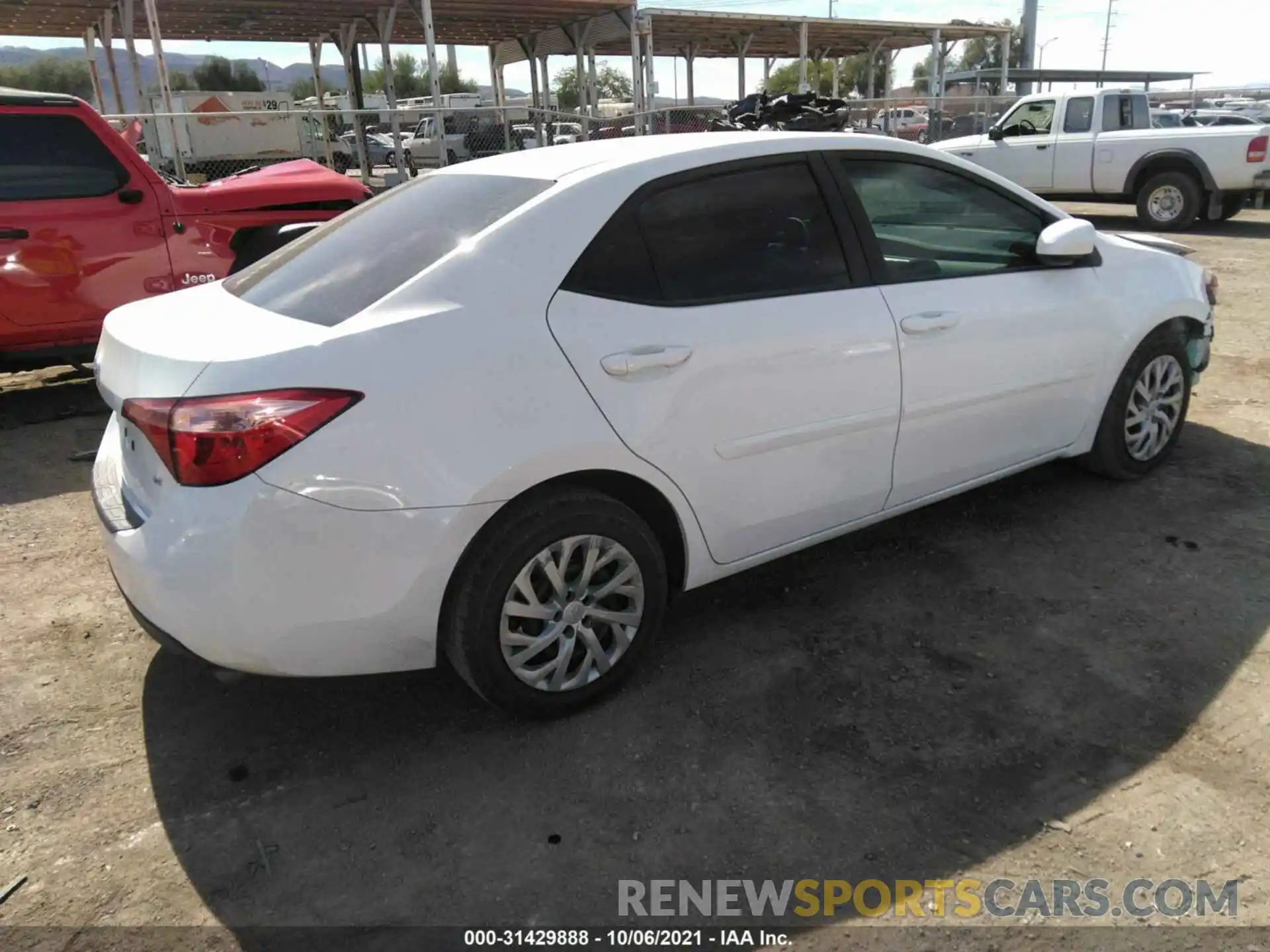 4 Photograph of a damaged car 5YFBURHE9KP873868 TOYOTA COROLLA 2019