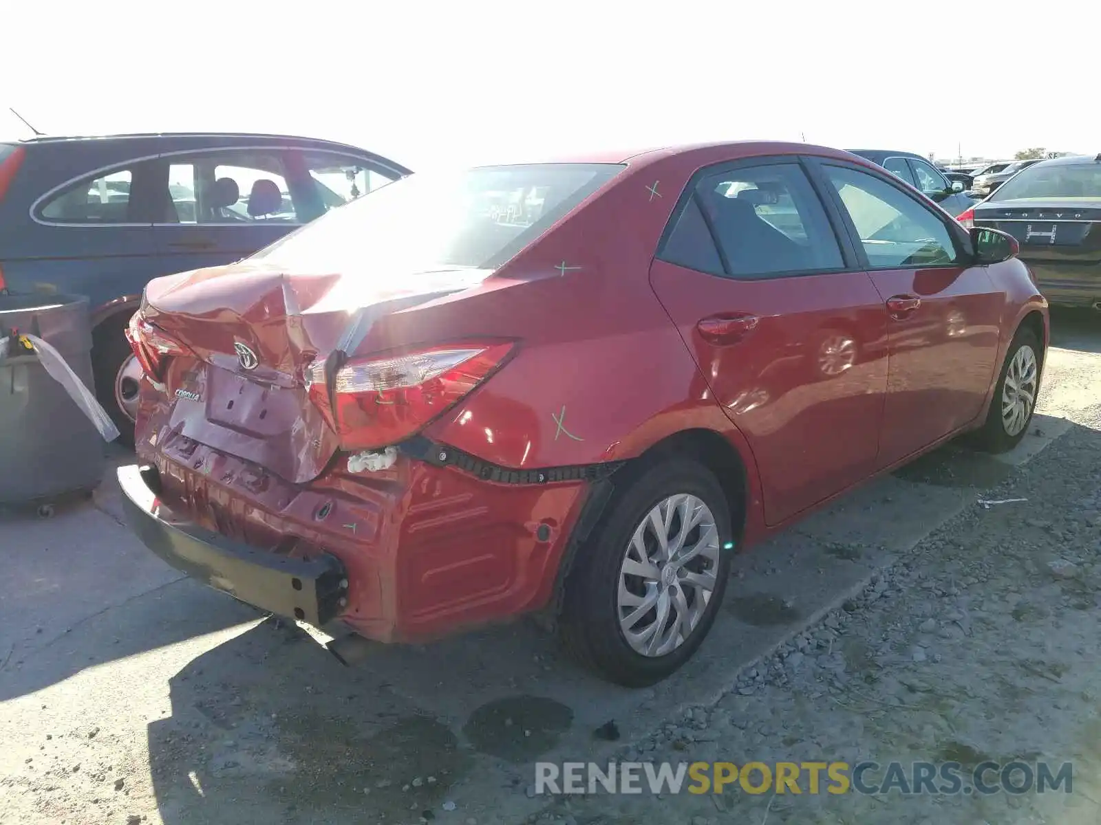 4 Photograph of a damaged car 5YFBURHE9KP873935 TOYOTA COROLLA 2019