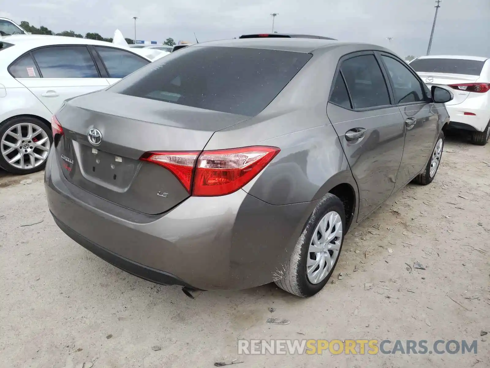 4 Photograph of a damaged car 5YFBURHE9KP874406 TOYOTA COROLLA 2019