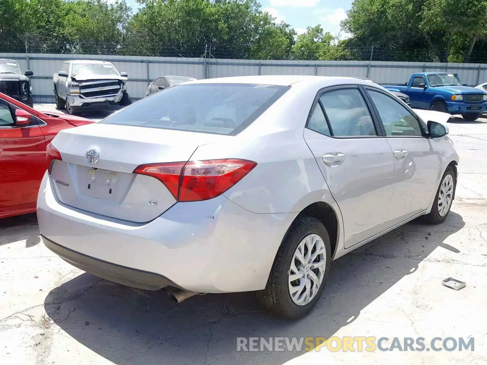 4 Photograph of a damaged car 5YFBURHE9KP874941 TOYOTA COROLLA 2019