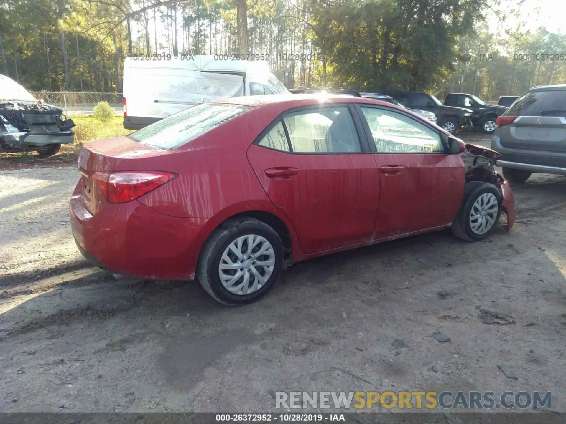 4 Photograph of a damaged car 5YFBURHE9KP875541 TOYOTA COROLLA 2019