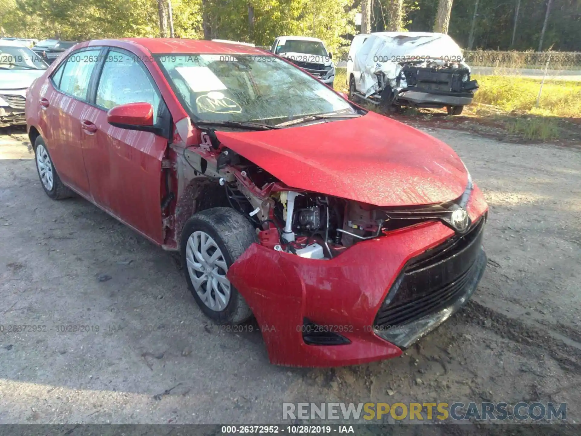 6 Photograph of a damaged car 5YFBURHE9KP875541 TOYOTA COROLLA 2019