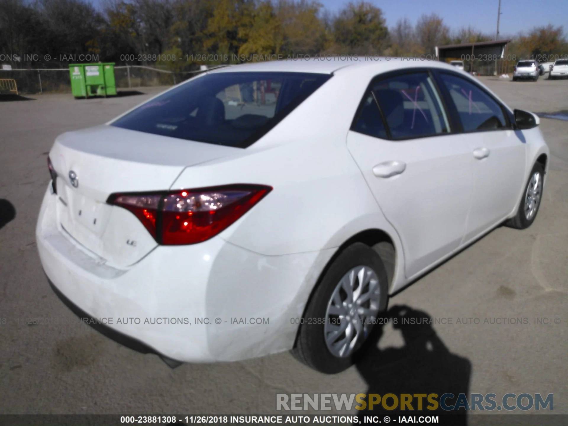 4 Photograph of a damaged car 5YFBURHE9KP875572 Toyota Corolla 2019