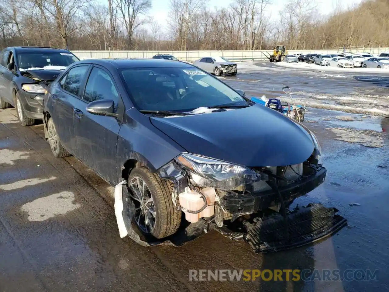 1 Photograph of a damaged car 5YFBURHE9KP875796 TOYOTA COROLLA 2019