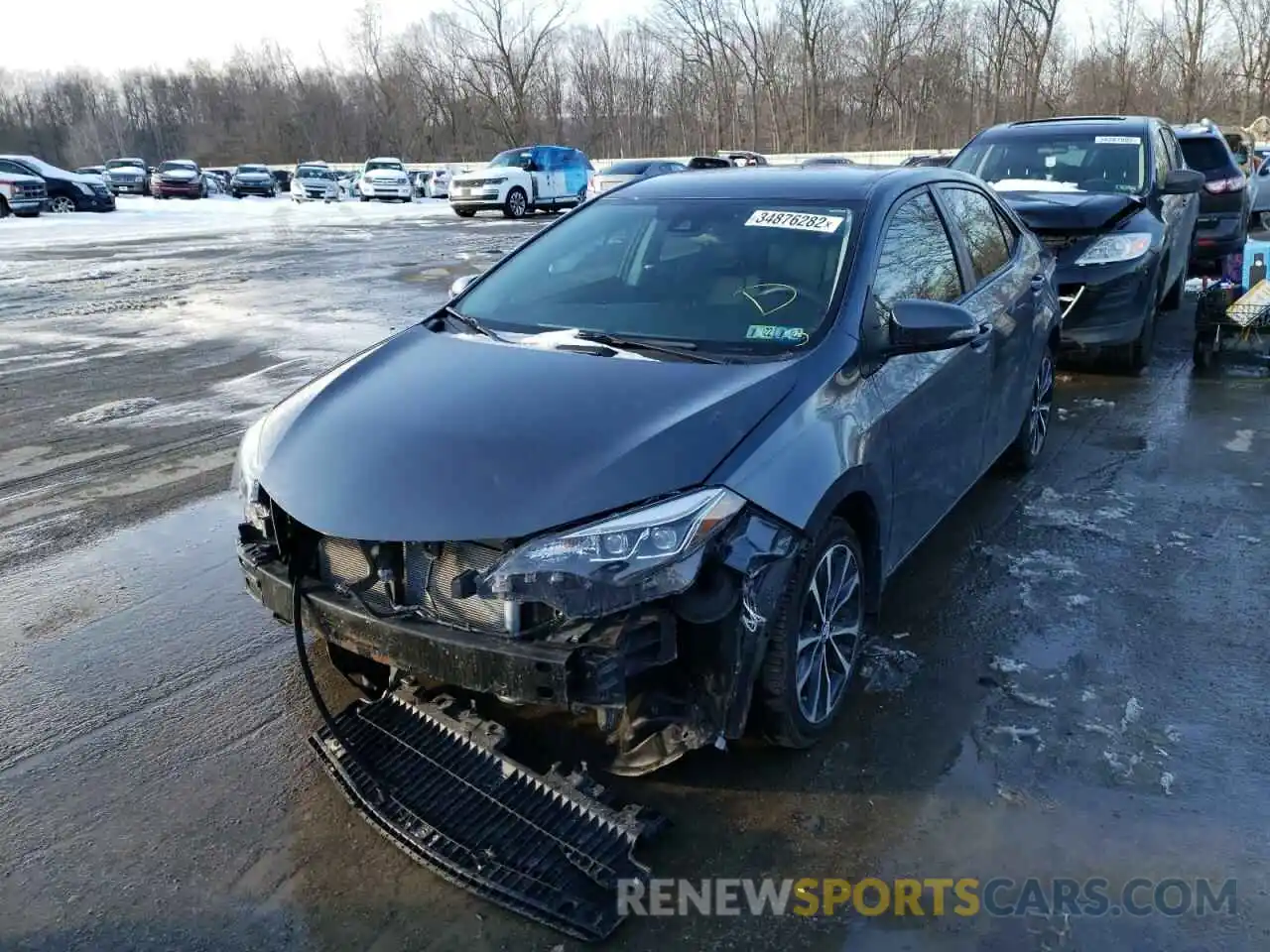 2 Photograph of a damaged car 5YFBURHE9KP875796 TOYOTA COROLLA 2019