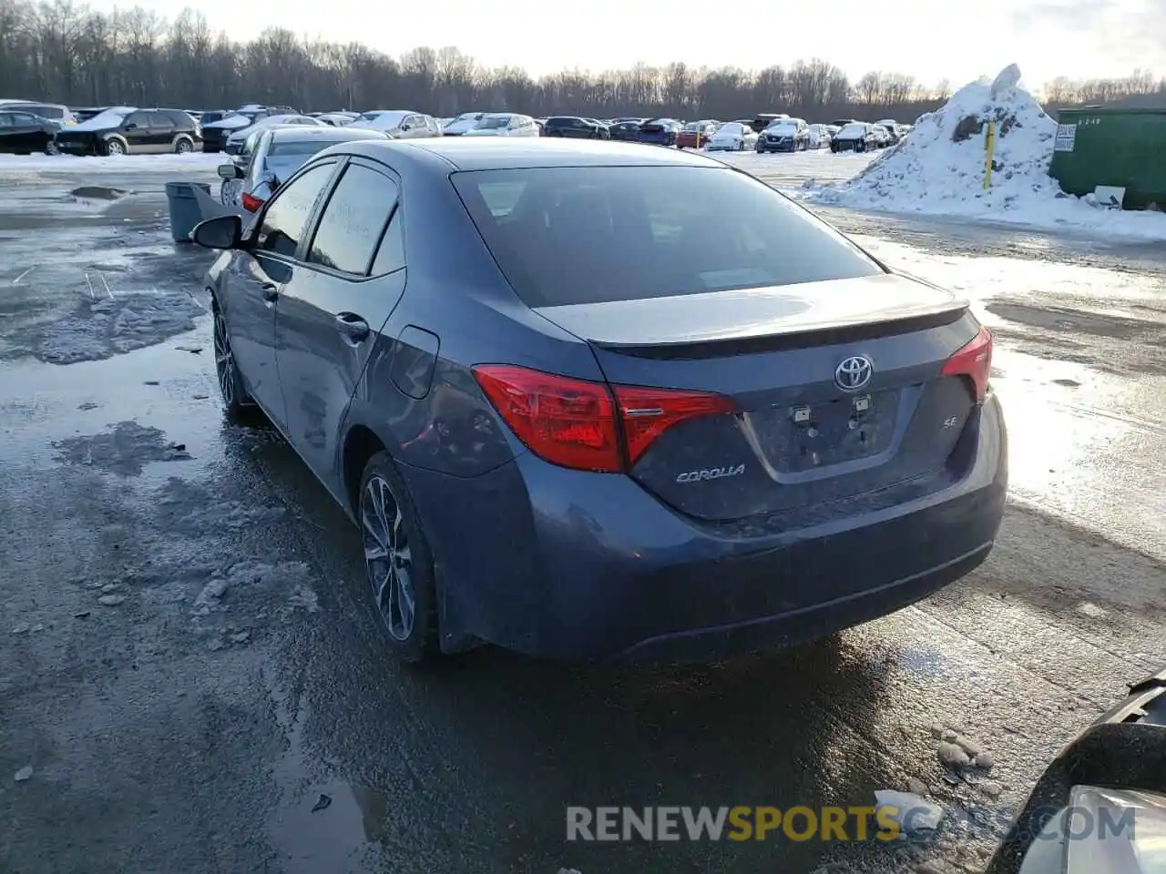 3 Photograph of a damaged car 5YFBURHE9KP875796 TOYOTA COROLLA 2019