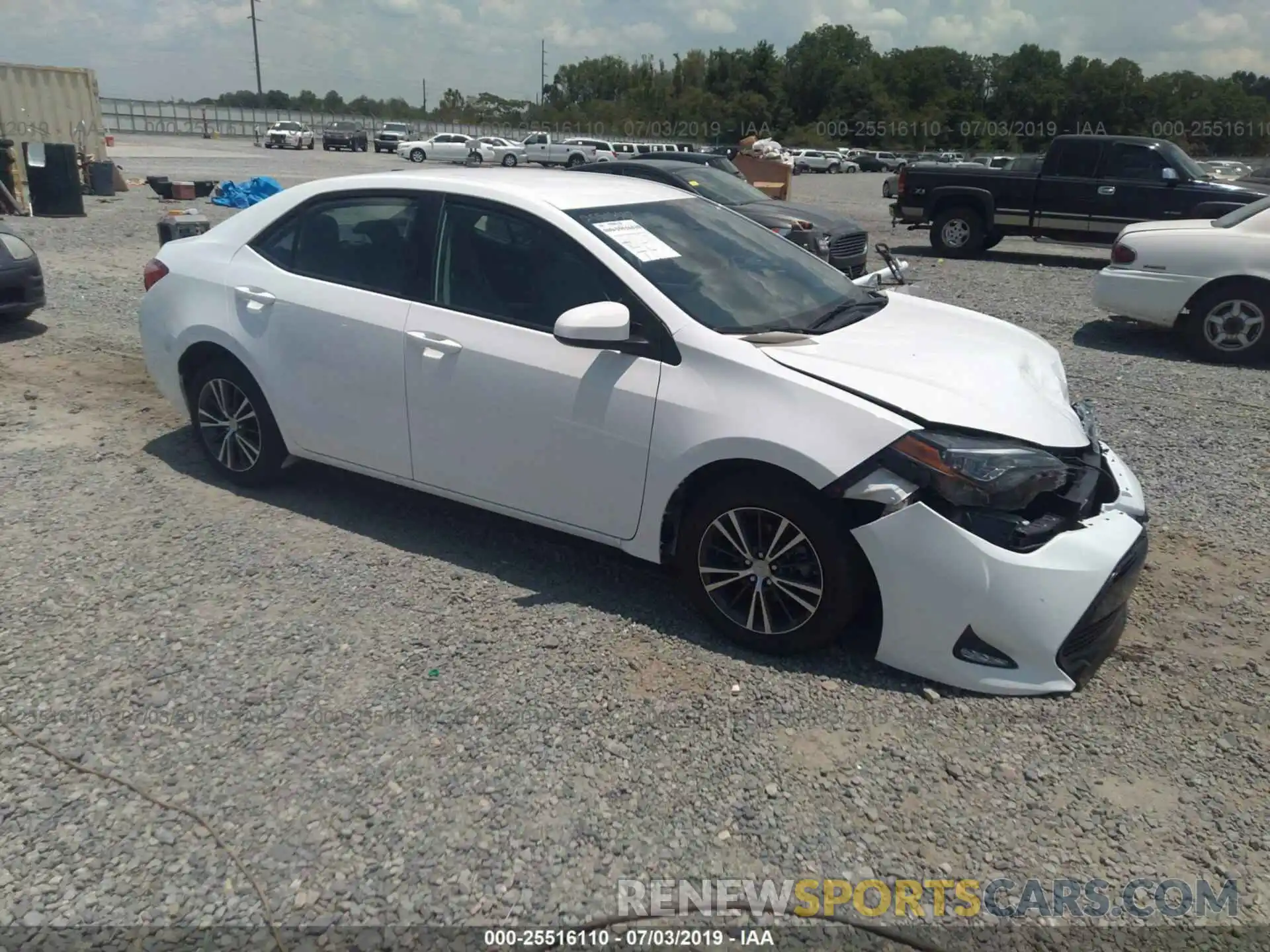 1 Photograph of a damaged car 5YFBURHE9KP875961 TOYOTA COROLLA 2019