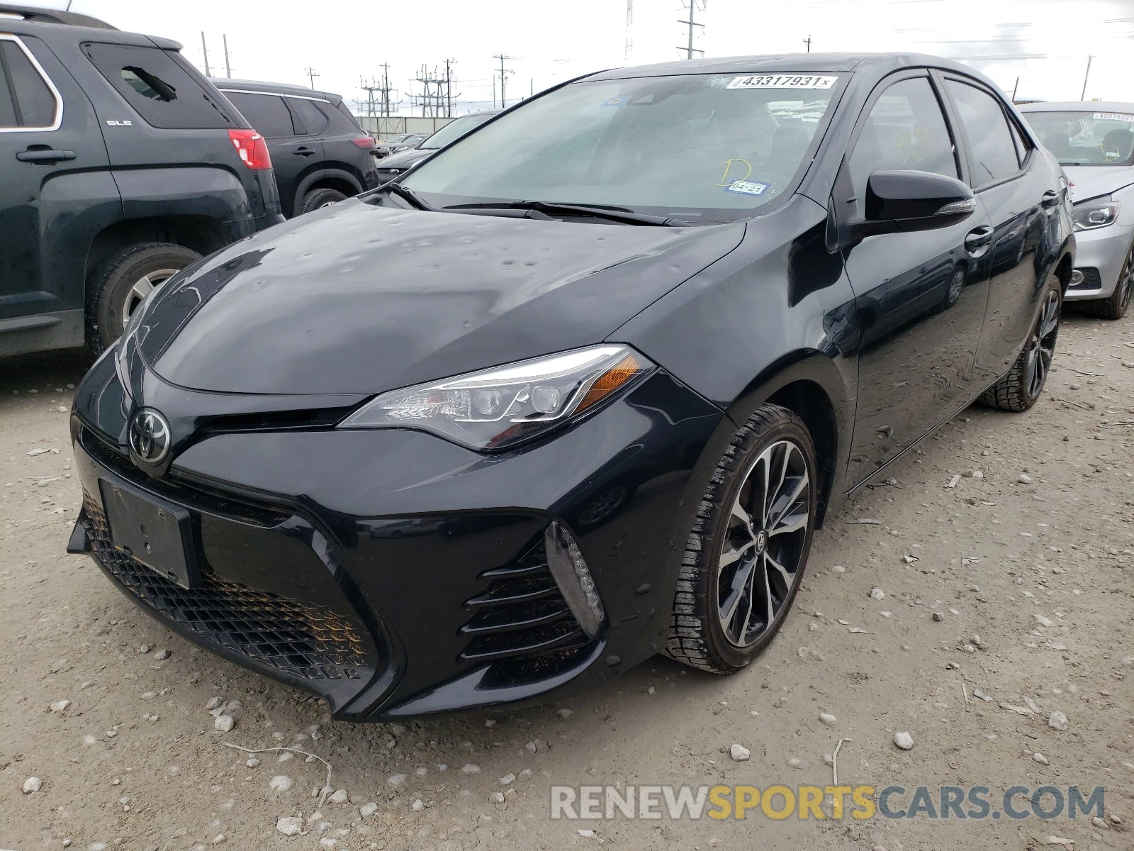 2 Photograph of a damaged car 5YFBURHE9KP876186 TOYOTA COROLLA 2019