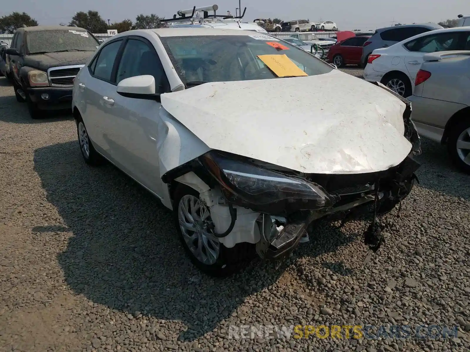 1 Photograph of a damaged car 5YFBURHE9KP876379 TOYOTA COROLLA 2019